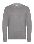 Melange Round Neck Knit Grey Lindbergh