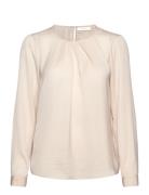 Dotaiw Pleat Blouse Beige InWear