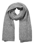 Slfmaline Lano Knit Scarf Noos Grey Selected Femme