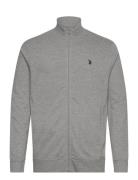 Uspa Sweat Collar/Zip Eran Men Grey U.S. Polo Assn.