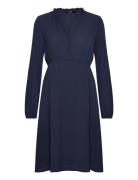 Vmmaya V-Neck Ls Dress Ga Navy Vero Moda Maternity