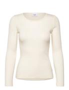 Garimasz Wool Ls Blouse Beige Saint Tropez