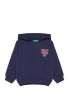 Sweater W/Hood Navy United Colors Of Benetton