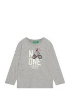 T-Shirt L/S Grey United Colors Of Benetton