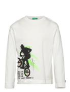 T-Shirt L/S White United Colors Of Benetton