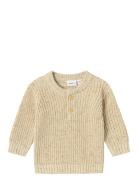 Nbmnesalle Ls Knit Beige Name It