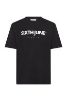 Essentiel Ss Tshirt Black SIXTH JUNE