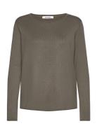 Srmarla O-Neck Roll Edge Knit Khaki Soft Rebels
