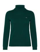 Extrafine Lambswool Blend Rollneck Green GANT