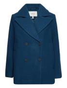 Yasinferno Wool Mix Jacket Blue YAS