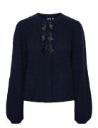 Yasbonsa Ls Knit Cardigan S. Navy YAS