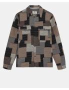 Akoscar Patchwork Overshirt Black Anerkjendt