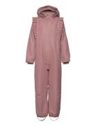 Snowsuit W. Frills Pink En Fant