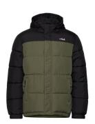 Bawinkel Blocked Padded Jacket Khaki FILA