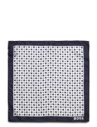 H-Pocket Sq-222 Patterned BOSS