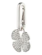 Charm Recycled Clover Pendant Silver Pilgrim