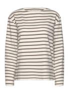 Blessed Sweatshirt Stripe Cream Moshi Moshi Mind