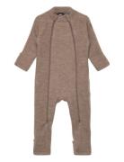 Wool Suit Beige Mikk-line