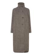 Fawnsz Long Coat Outerwear Grey Saint Tropez