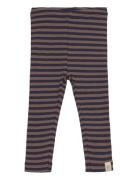 Legging Modal Striped Brown Petit Piao