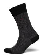 Th Men Sock 1P Th Structure Fil D Ecosse Black Tommy Hilfiger