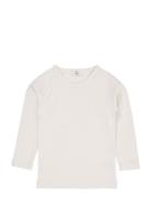 Melange Ls T-Shirt Cream Copenhagen Colors