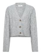 Cable Knit Cardigan Grey Rosemunde