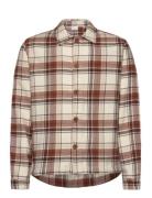 Organic Cotton Flannel Overshirt Go Brown Knowledge Cotton Apparel