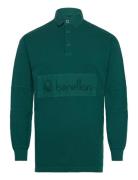 L/S Polo Shirt Green United Colors Of Benetton