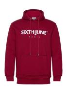 Essentiel Ls Hoodie Red SIXTH JUNE