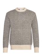 Slhharry Ls Knit Relaxed Crew Neck Beige Selected Homme