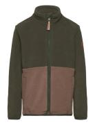 Fleece Jacket Recycled Khaki Mikk-line