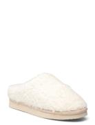 Biasweetie Slip In Faux Shearling Cream Bianco