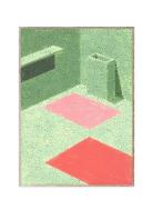 Bathroom Stories 01 - 70X100 Green Paper Collective