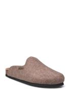 Felt Slipper W Brown Exani