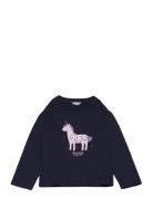 T-Shirt Unicorn Navy Mango