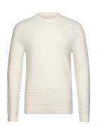 Jjotto Knit Crew Neck Ln White Jack & J S