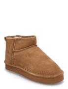 Biasnow Flatform Ankle Boot Suede Brown Bianco