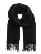 Wayne Wool Scarf Black Les Deux