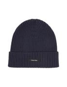 Classic Cotton Rib Beanie Navy Calvin Klein