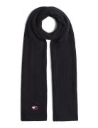 Tjm Heritage Core Scarf Black Tommy Hilfiger