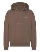 Crew Hoodie Brown Les Deux