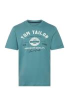 Logo Tee Blue Tom Tailor