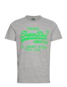 Neon Vl T Shirt Grey Superdry