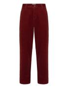 Kody Heavy Corduroy Pants Burgundy Les Deux