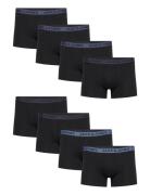 Jacjohn Solid Trunks 8 Pack Black Jack & J S