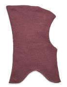 Wool Fullface Bow W Windstop Burgundy Mikk-line