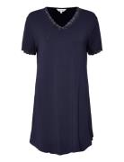 Bamboo Short Sleeve Nightdress With Blue Lady Avenue