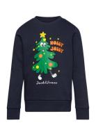 Jjxmas Jolly Sweat Crew Neck Jnr Navy Jack & J S