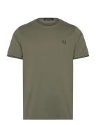 Twin Tipped T-Shirt Green Fred Perry